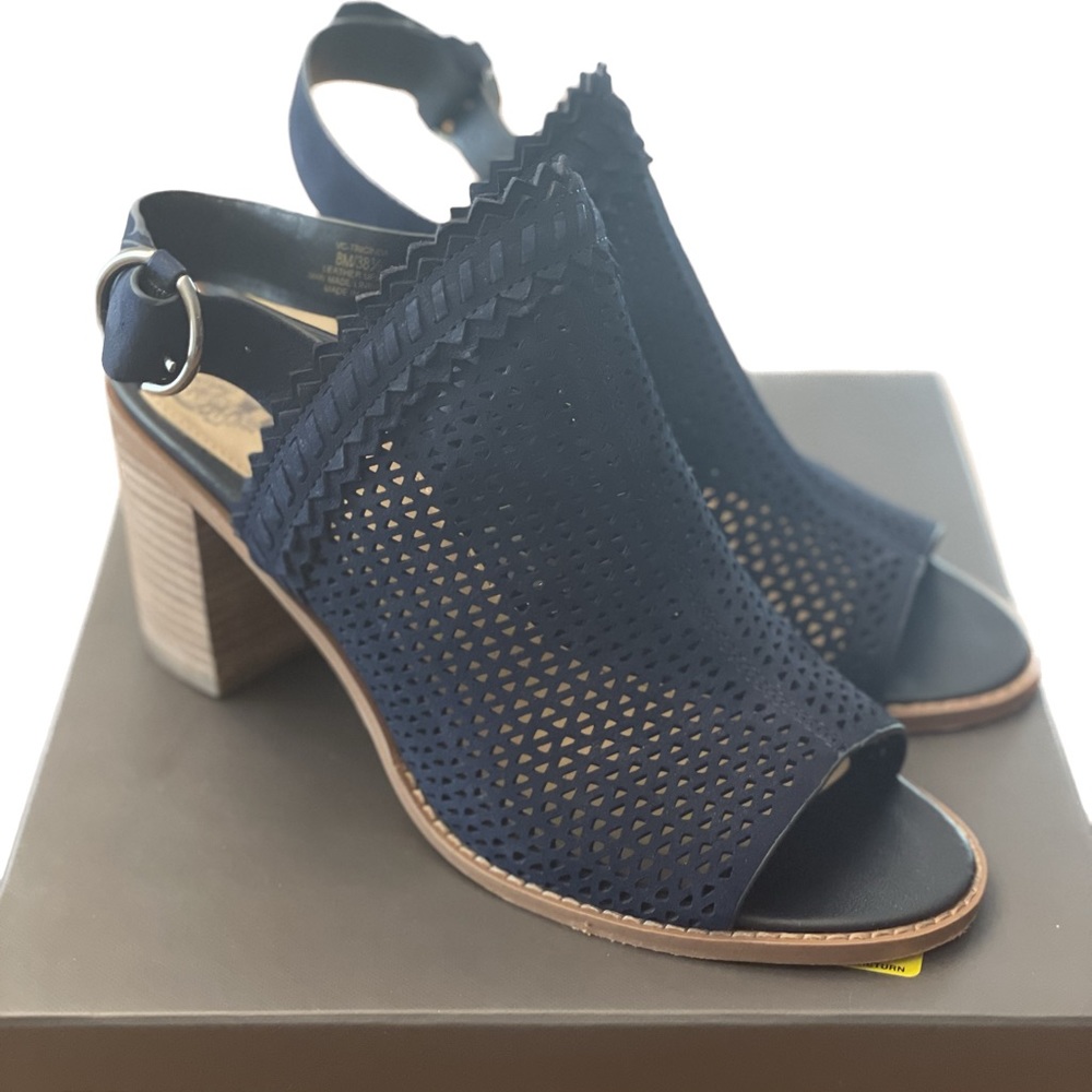 Vince Camuto Tricinda Heeled Leather Sandal